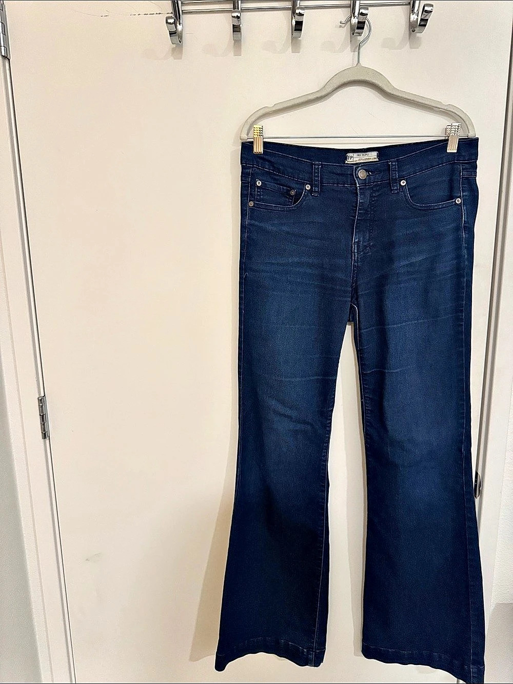 Free People Just Float On Flare Jeans - Blue